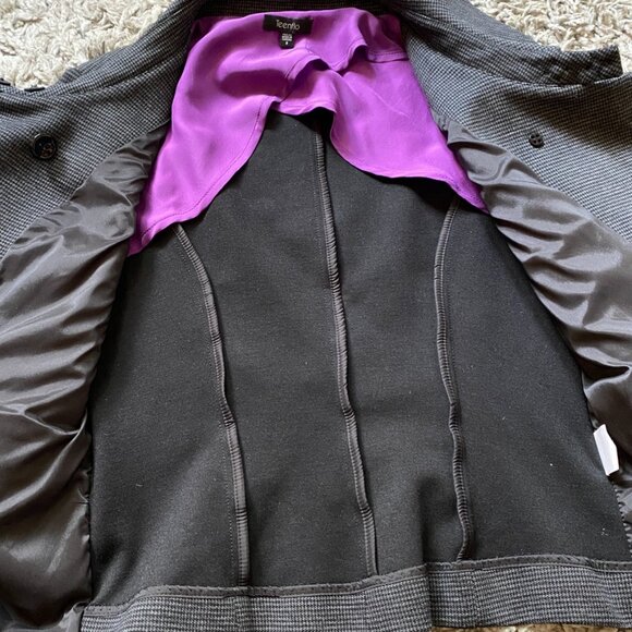 Teenflo Cropped Jacket | 3/4 Sleeve Business or Casual Jacket - Picture 14 of 16